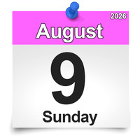 August 9, 2026