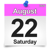 August 22, 2026