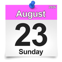 August 23, 2026